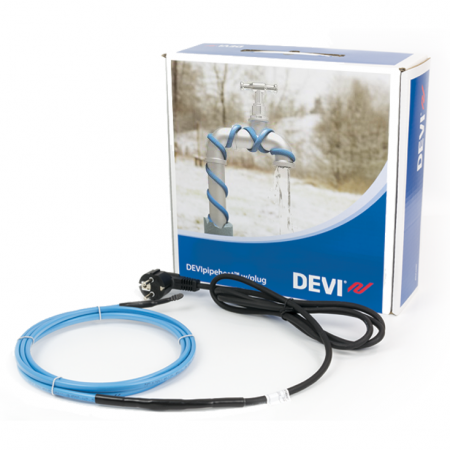 Саморегулирующийся кабель DPH-10/DEVIpipeheat 10 8  м, готовый комплект, пищевой
